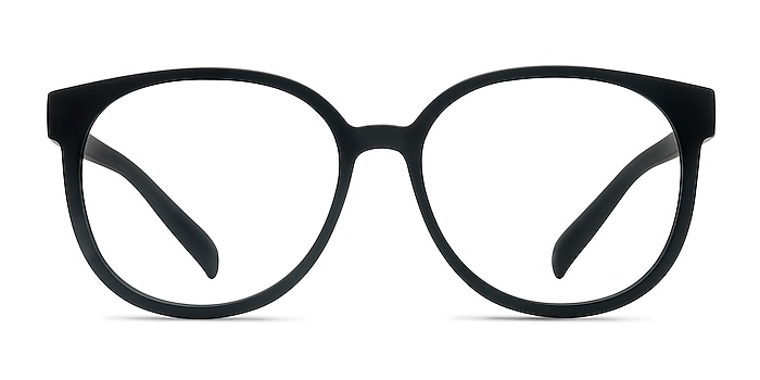 Kilt Matte Black Plastique Montures de lunettes de vue d'EyeBuyDirect