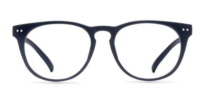 Brick Lane Matte Navy Plastique Montures de lunettes de vue d'EyeBuyDirect