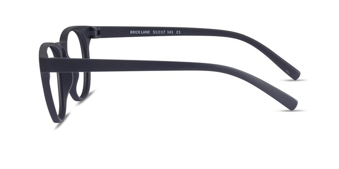 Brick Lane Matte Navy Plastique Montures de lunettes de vue d'EyeBuyDirect