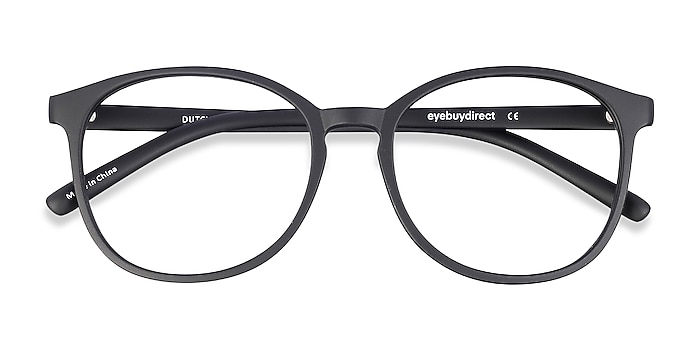 Matte Black Dutchess -  Lightweight Plastic Eyeglasses