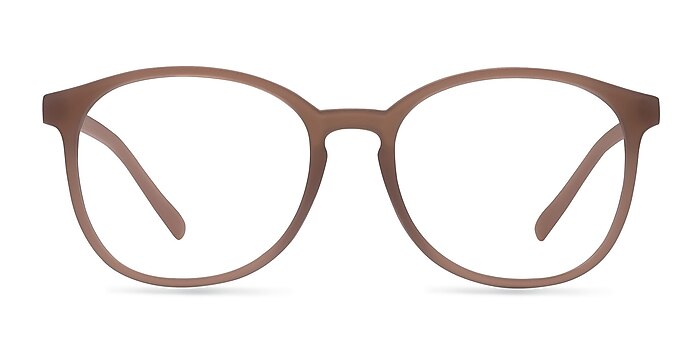 Dutchess Matte Brown Plastic Eyeglass Frames from EyeBuyDirect