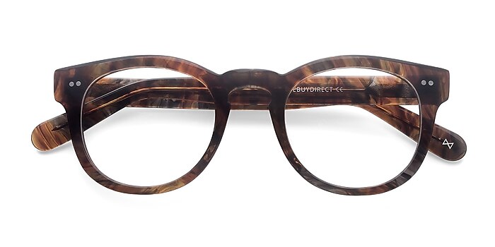 Marbled Hazel Eloquence -  Fashion Acetate Eyeglasses