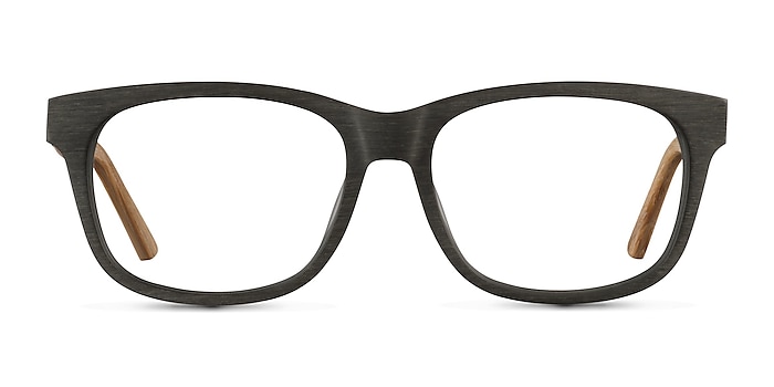 White Pine Olive Wood-texture Eyeglass Frames from EyeBuyDirect