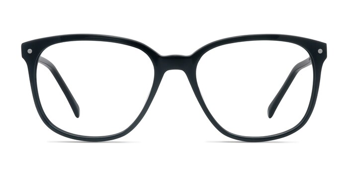 Lisbon Noir Acétate Montures de lunettes de vue d'EyeBuyDirect