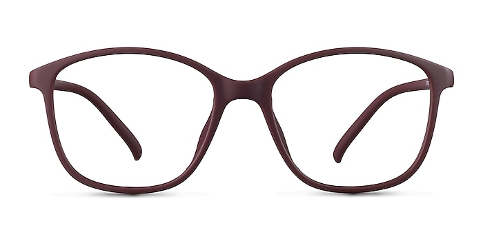 Saint Lou Burgundy Plastique Montures de lunettes de vue d'EyeBuyDirect