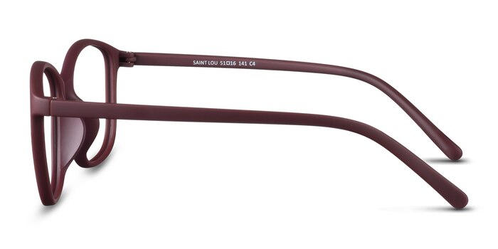 Saint Lou Burgundy Plastic Eyeglass Frames from EyeBuyDirect