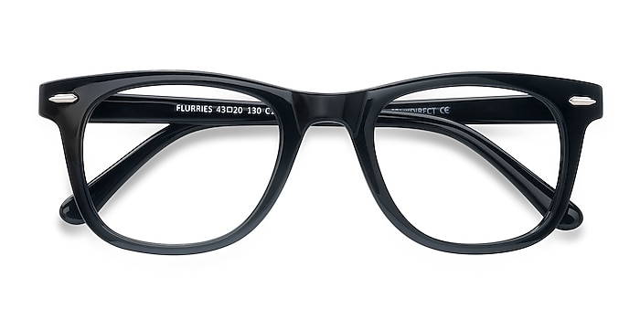 Black Flurries -  Plastic Eyeglasses