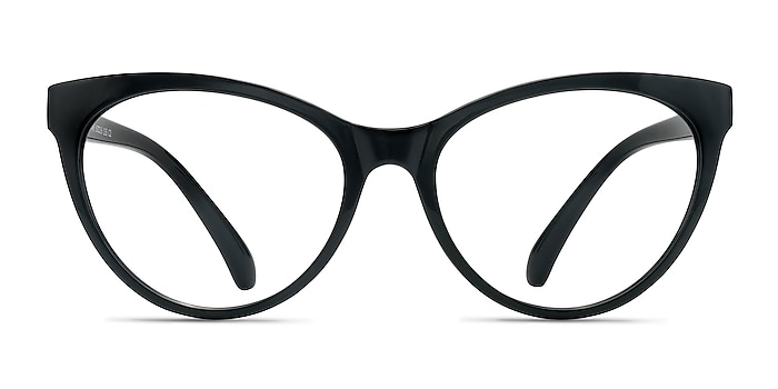 Little Jane Black Plastic Eyeglass Frames from EyeBuyDirect