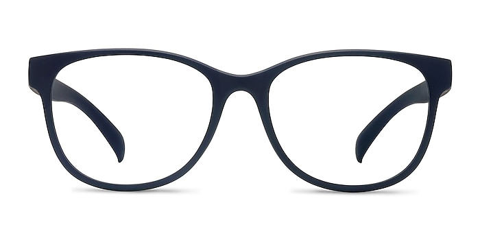 Little Warren Matte Navy Plastic Eyeglass Frames from EyeBuyDirect