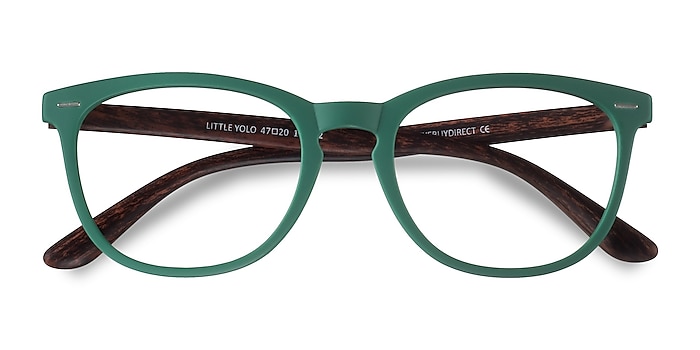 Green Little Yolo -  Geek Plastic Eyeglasses