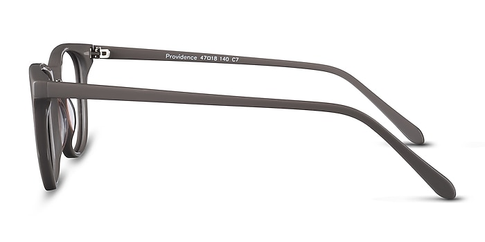 Providence Warm Gray Acetate Eyeglass Frames from EyeBuyDirect
