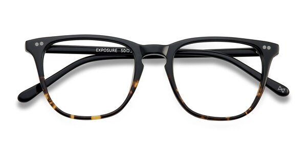 Exposure prescription eyeglasses (Jet Amber)