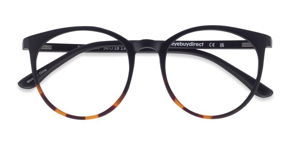 Portrait prescription eyeglasses (Black Tortoise)