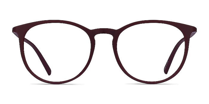 Dialogue Aubergine Plastic Eyeglass Frames from EyeBuyDirect