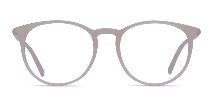 Dialogue Matte Clear Plastic Eyeglass Frames from EyeBuyDirect
