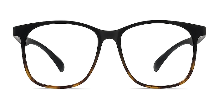 Character Black Tortoise Plastique Montures de lunettes de vue d'EyeBuyDirect