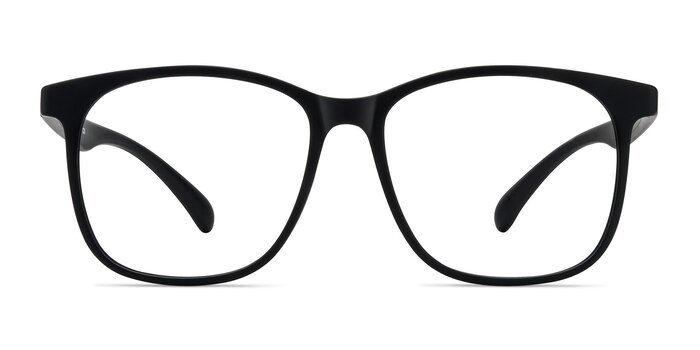 Character Matte Black Plastique Montures de lunettes de vue d'EyeBuyDirect