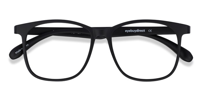 Matte Black Character -  Plastic Eyeglasses