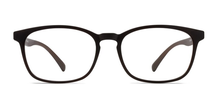 Forest Matte Brown Plastic Eyeglass Frames from EyeBuyDirect
