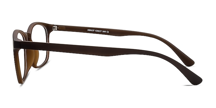 Forest Matte Brown Plastique Montures de lunettes de vue d'EyeBuyDirect