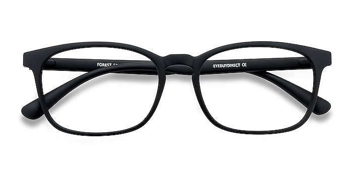 Matte Black Forest -  Lightweight Plastic Eyeglasses
