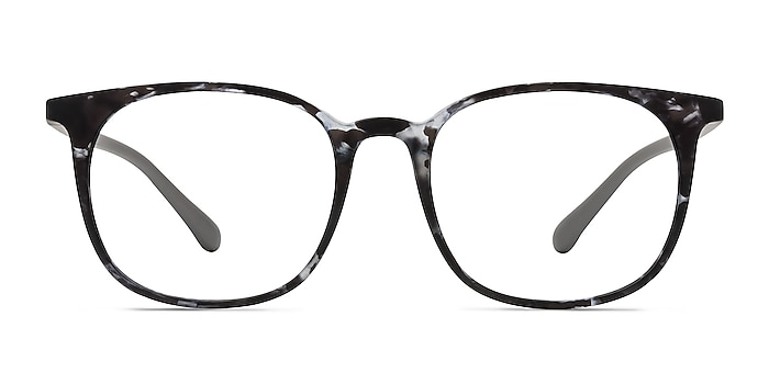 Cheer Swirled Gray Plastic Eyeglass Frames from EyeBuyDirect