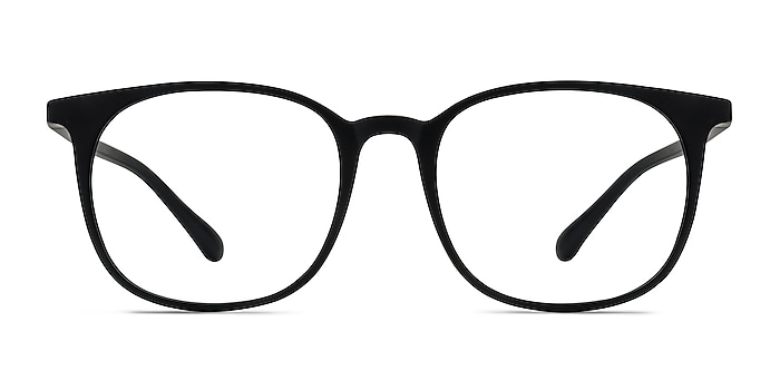 Cheer Matte Black Plastic Eyeglass Frames from EyeBuyDirect