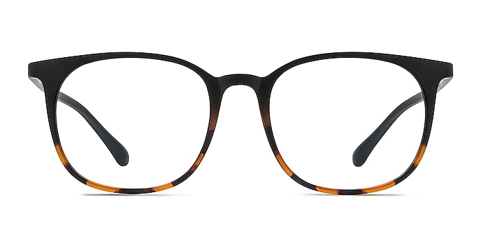 Cheer Black Tortoise Plastique Montures de lunettes de vue d'EyeBuyDirect