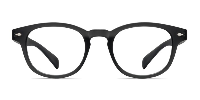 Atomic Matte Gray Plastic Eyeglass Frames from EyeBuyDirect