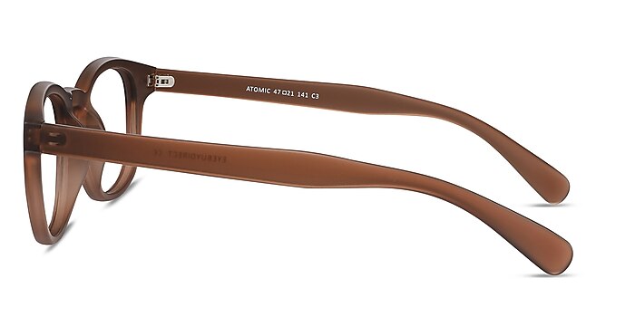 Atomic Matte Brown Plastique Montures de lunettes de vue d'EyeBuyDirect