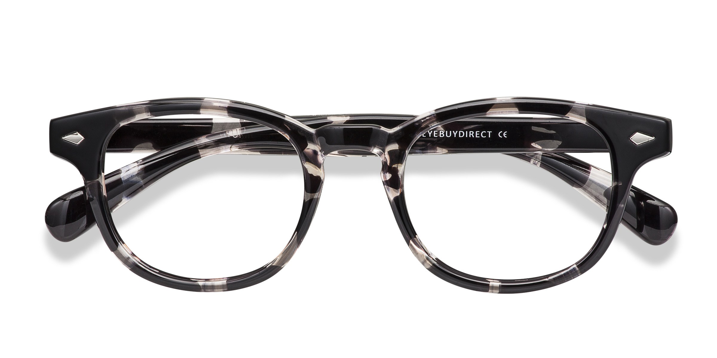 Atomic Gray Floral Full Rim Eyeglasses | Eyebuydirect Canada