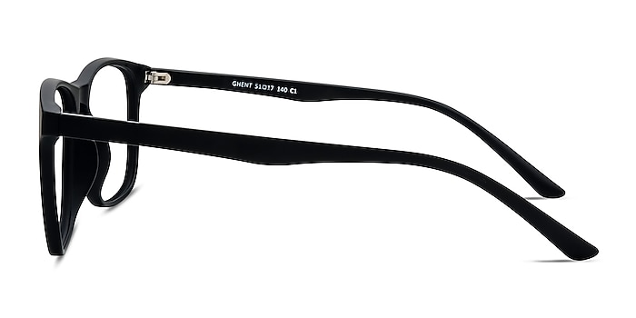 Ghent Matte Black Plastique Montures de lunettes de vue d'EyeBuyDirect
