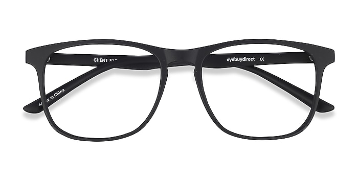 Matte Black Ghent -  Plastic Eyeglasses