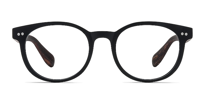 Achiever Matte Black Plastique Montures de lunettes de vue d'EyeBuyDirect