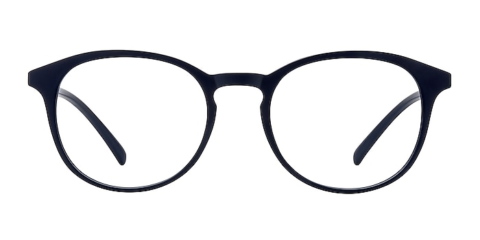 Brace Matte Navy Plastique Montures de lunettes de vue d'EyeBuyDirect