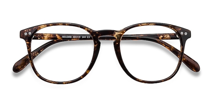 Floral Record -  Colorful Plastic Eyeglasses