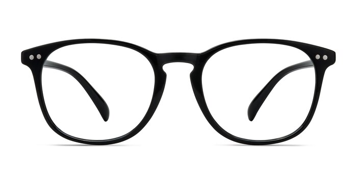 Record Noir Plastique Montures de lunettes de vue d'EyeBuyDirect