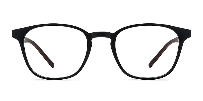Saunter Matte Black Plastique Montures de lunettes de vue d'EyeBuyDirect
