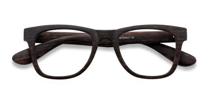 Brown Striped Project -  Plastic Eyeglasses