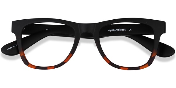 Progressive Eyeglasses Online with Mediumfit, Rectangle, Full-Rim Acetate/ Metal Design — Instance in White/Brown/Black by Eyebuydirect - Lenses