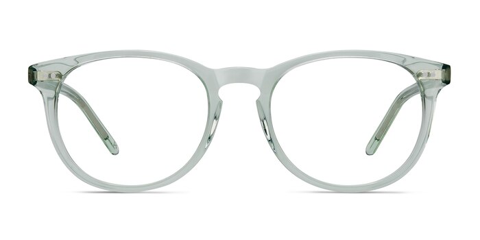 Aura Clear Jade Acetate Eyeglass Frames from EyeBuyDirect