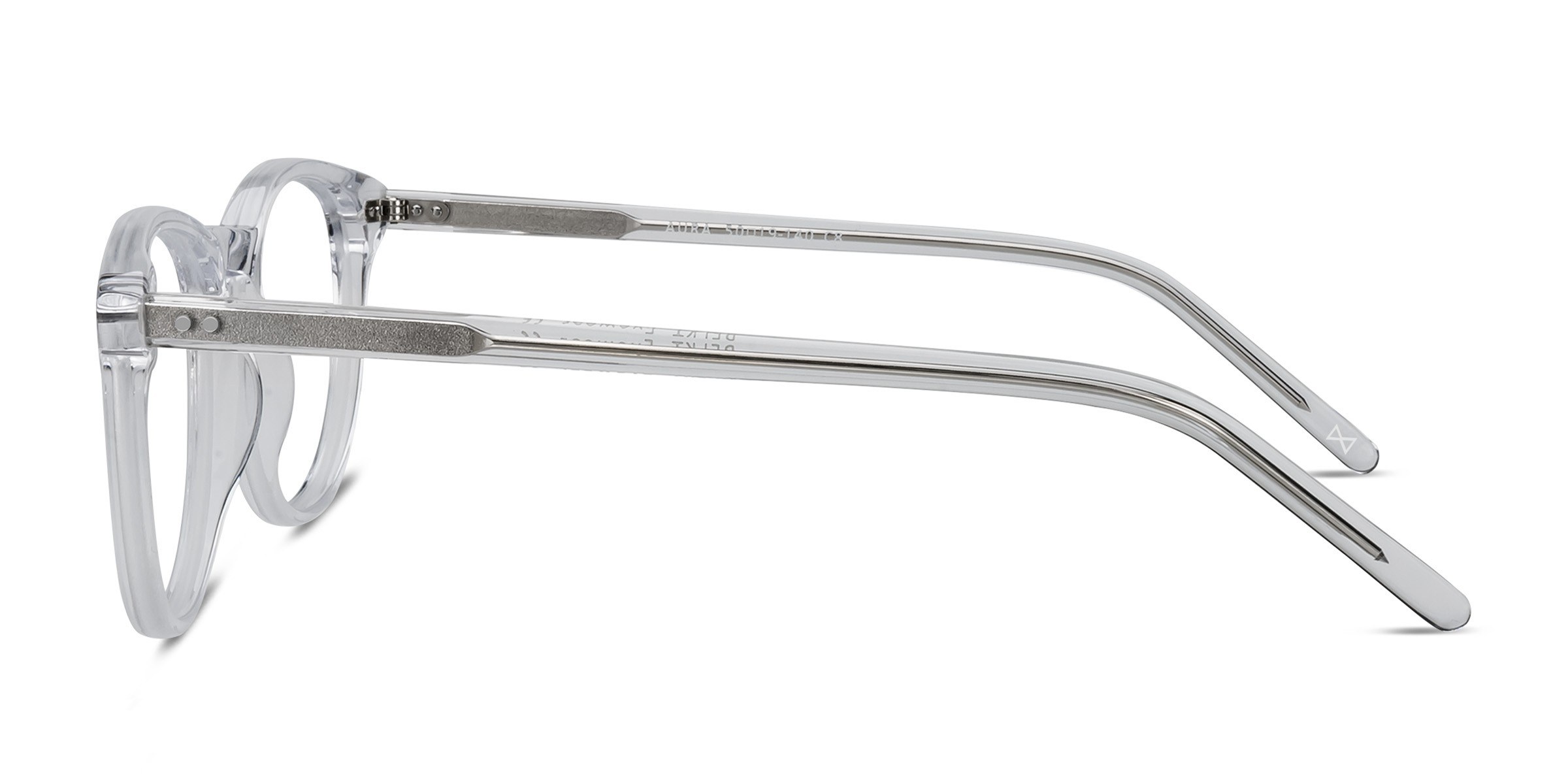 Aura Round Translucent Glasses for Women Eyebuydirect