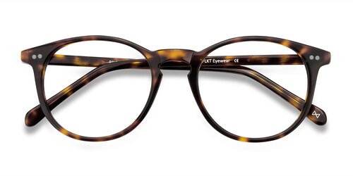 Unisex S Round Tortoise Acetate Prescription Eyeglasses - Eyebuydirect S Prism