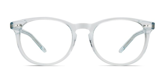 Aura Round Celeste Glasses for Women | Eyebuydirect