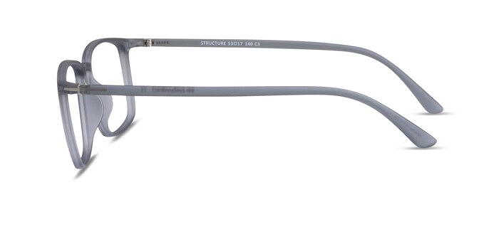 Structure Clear Gray Plastique Montures de lunettes de vue d'EyeBuyDirect