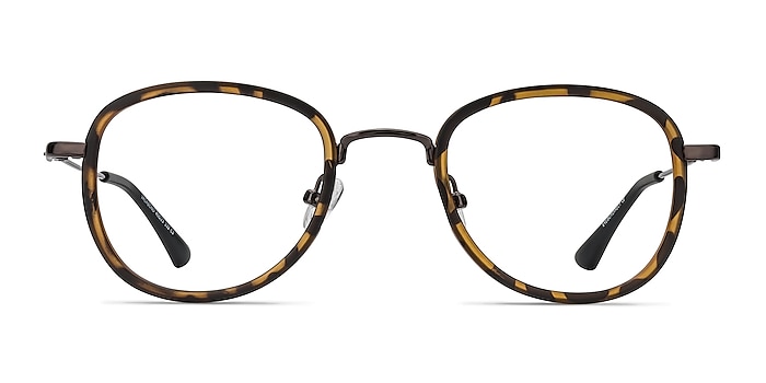 Vagabond Tortoise Plastic Eyeglass Frames from EyeBuyDirect