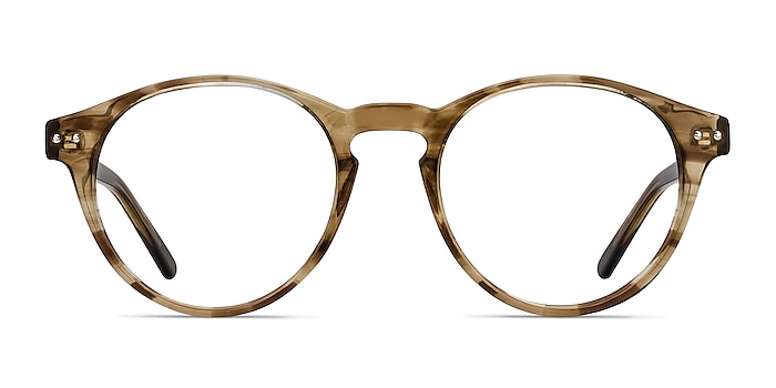Method Brown striped Acétate Montures de lunettes de vue d'EyeBuyDirect