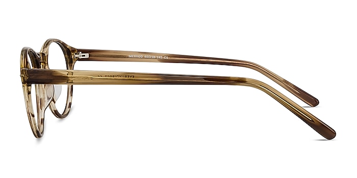 Method Brown striped Acetate Eyeglass Frames from EyeBuyDirect