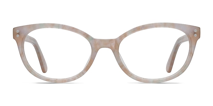 Valentina Pink Floral Acetate Eyeglass Frames from EyeBuyDirect