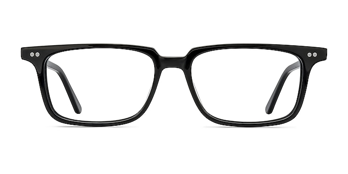 Wing Black Acetate Eyeglass Frames from EyeBuyDirect